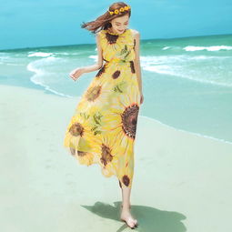 海边度假女装新款潮流裙子夏季，海边度假女装潮流裙子夏季